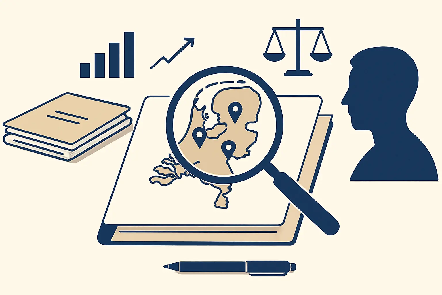 Overzicht van tien criminologische scriptieonderwerpen gekoppeld aan Nederlandse databronnen