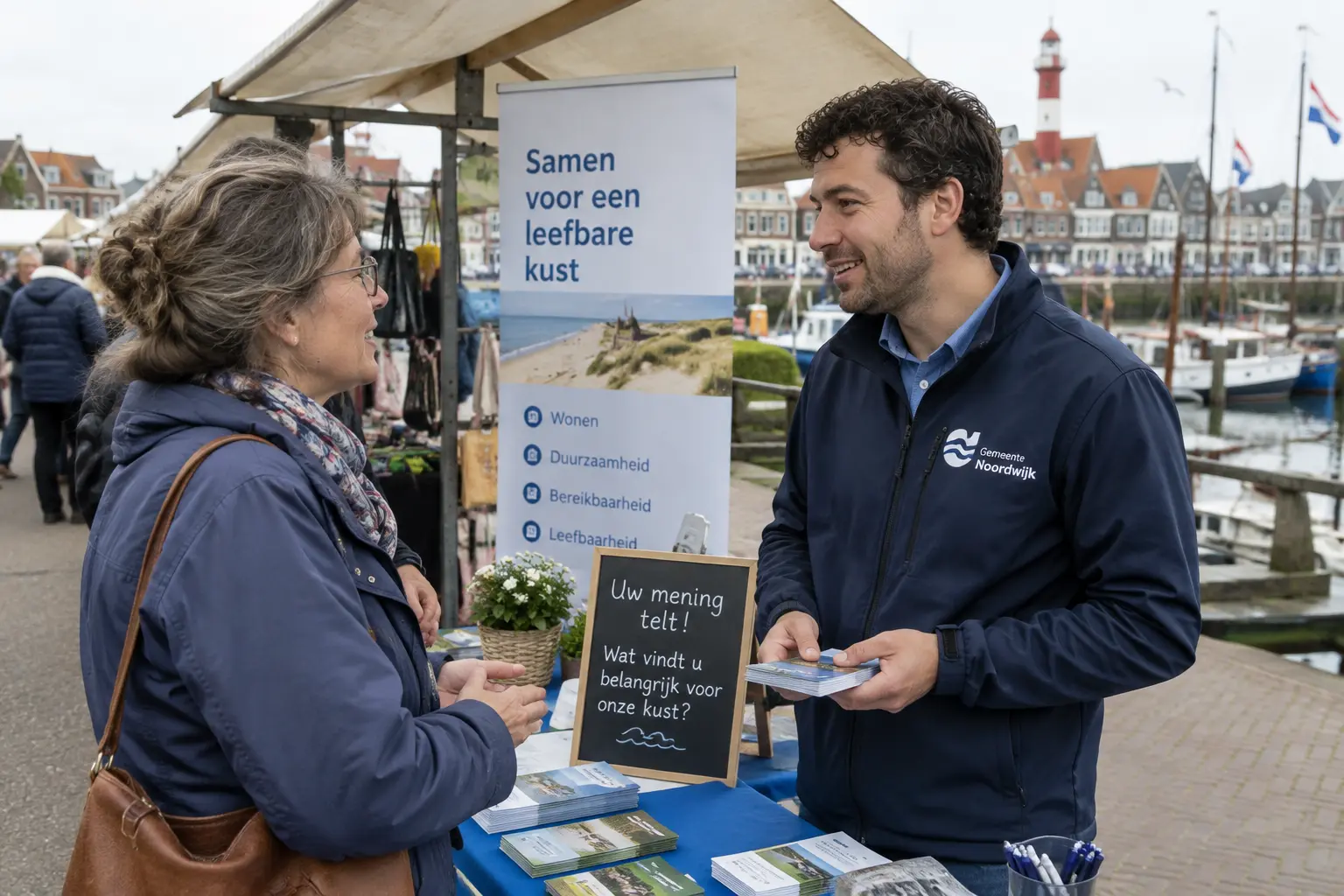 Gesprek tussen bewoner en beleidsmedewerker over toeristische drukte