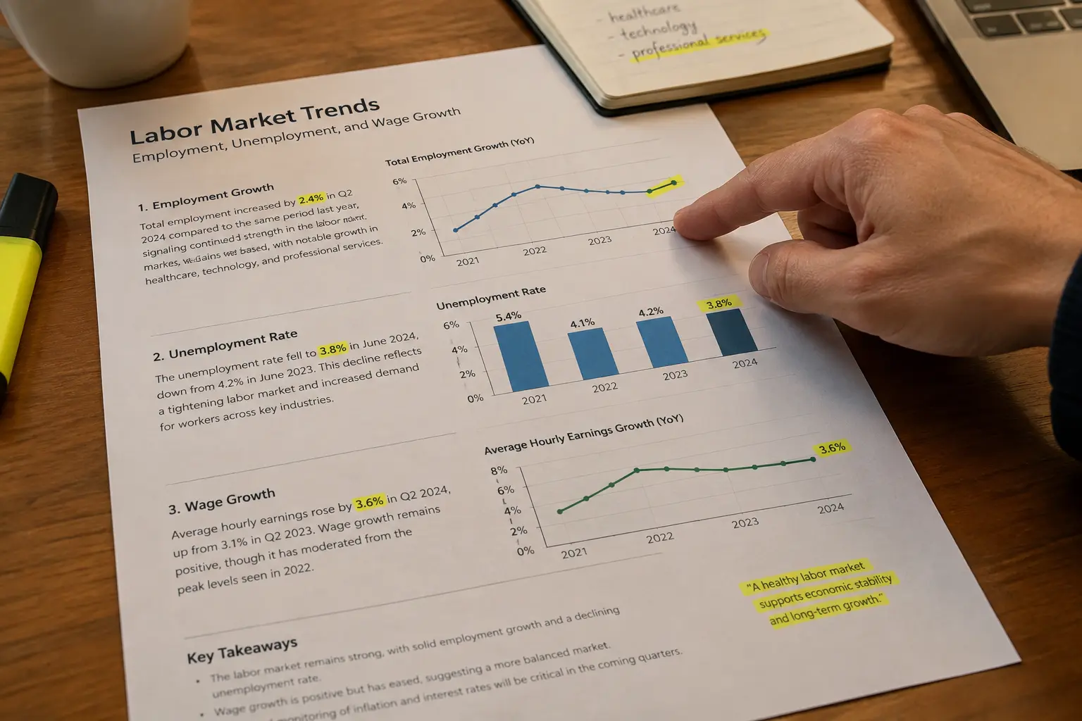 Beleidsrapport over de arbeidsmarkt wordt geraadpleegd voor de HRM-scriptie