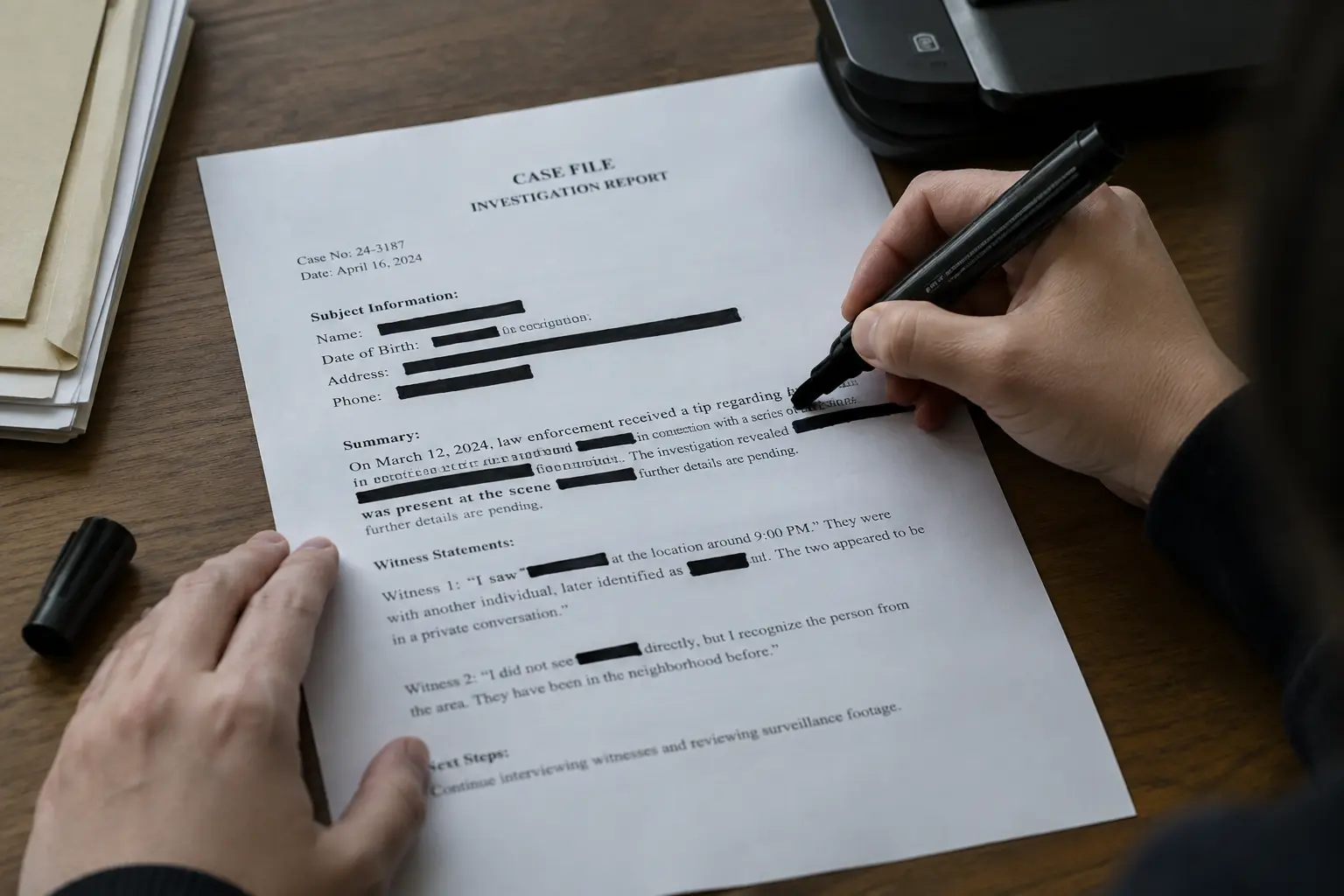Namen en herleidbare details worden geanonimiseerd voordat casusmateriaal wordt gebruikt