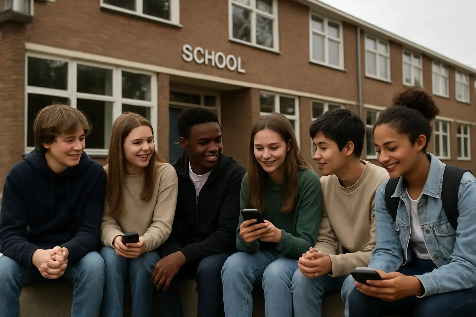 Nederlandse middelbare scholieren, onderwerp van sociologisch onderzoek naar sociale media en welbevinden